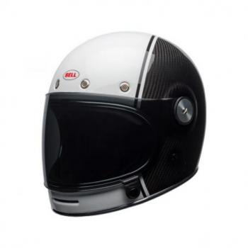 Casque BELL Bullitt Carbon Gloss White/Carbon Pierce taille XS