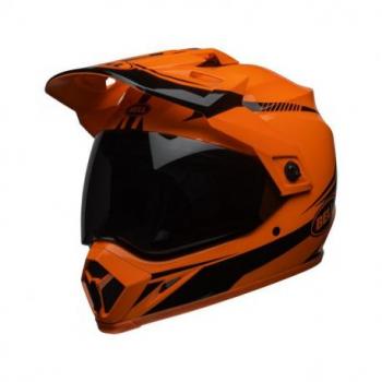 Casque BELL MX-9 Adventure MIPS Gloss HI-VIZ Orange/Black Torch taille S