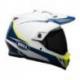 Casque BELL MX-9 Adventure MIPS Gloss White/Blue/Yellow Torch taille M