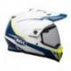 Casque BELL MX-9 Adventure MIPS Gloss White/Blue/Yellow Torch taille L