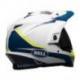 Casque BELL MX-9 Adventure MIPS Gloss White/Blue/Yellow Torch taille L