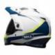 Casque BELL MX-9 Adventure MIPS Gloss White/Blue/Yellow Torch taille XL