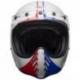 Casque BELL Moto-3 Ace Café GP-66 Gloss White/Red taille XS
