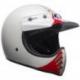 Casque BELL Moto-3 Ace Café GP-66 Gloss White/Red taille S
