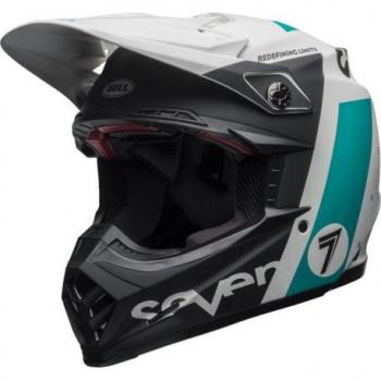 Casque BELL Moto-9 Flex Seven Flight Matte Aqua taille XS