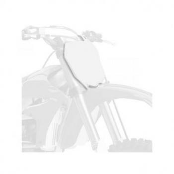 Plaque numéro frontale POLISPORT blanc Yamaha YZ450F
