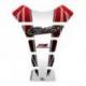Protection de réservoir MOTOGRAFIX 5pcs blanc rouge Honda CBR