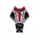 Protection de réservoir MOTOGRAFIX 4pcs Union Jack rouge Triumph
