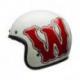Casque BELL Custom 500 DLX SE RSD WFO Gloss White/Red taille S