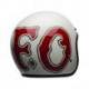 Casque BELL Custom 500 DLX SE RSD WFO Gloss White/Red taille XL