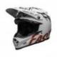 Casque BELL Moto-9 Flex Fasthouse WRWF Matte Gloss White/Red Size M