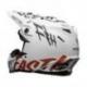 Casque BELL Moto-9 Flex Fasthouse WRWF Matte Gloss White/Red Size M