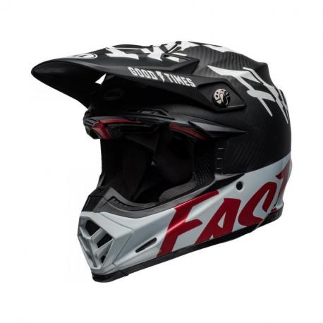Casque BELL Moto-9 Flex Fasthouse WRWF Gloss Black/White/Red taille XL