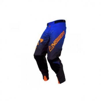 Pantalon ANSWER Trinity noir/cobalt/orange fluo taille 32
