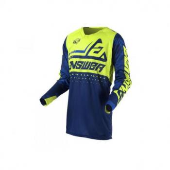 Maillot ANSWER Elite Discord Midnight/Hyper Acid taille S