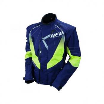 Veste UFO Enduro bleu/jaune taille M