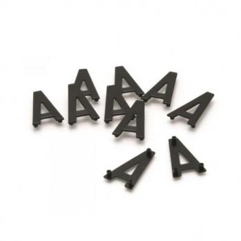 Caractères PPI ''4'' 45mm à clipser pour plaques aluminium 10 pièces