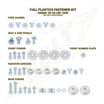 Kit vis complet de plastiques Bolt Honda CRF450R
