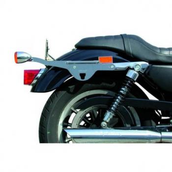 Kit de fixation sacoches cavalières KLICBAG chrome Harley Davidson